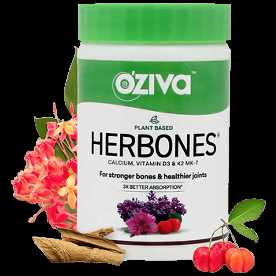 O'ZIVA Plant Based Herbones Capsules - 3X Better Absorption