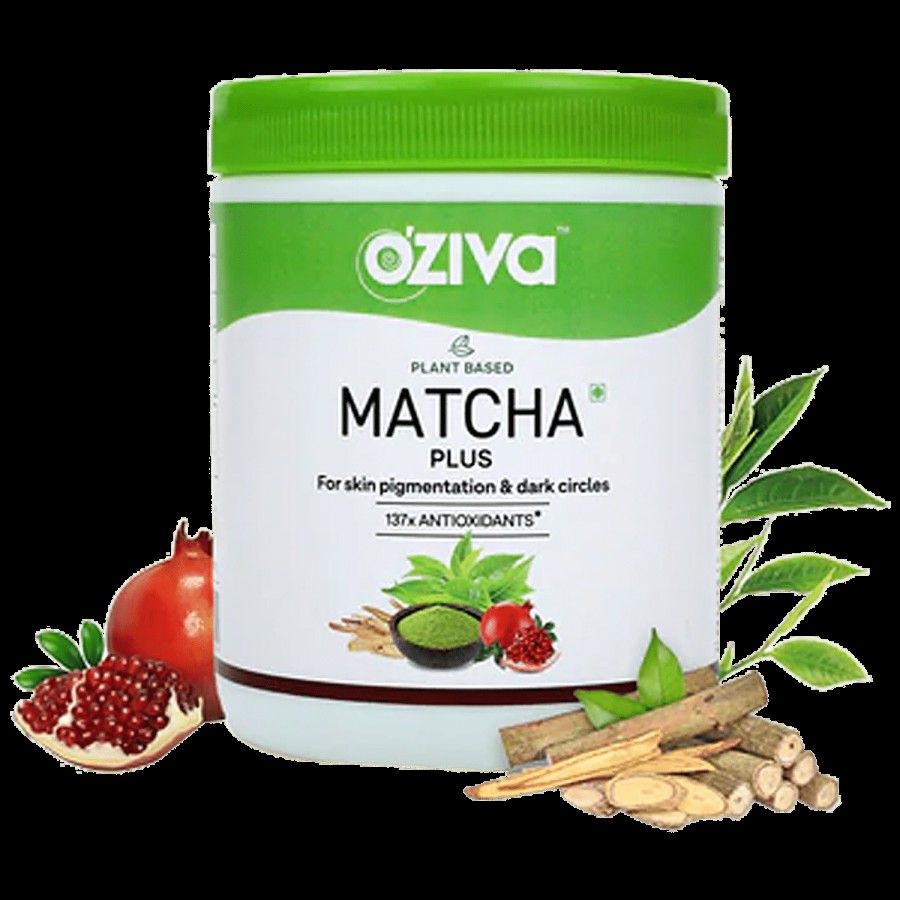 O'ZIVA Plant Based Matcha Plus - High In Antioxidants