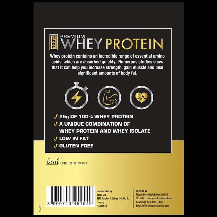 One Science Nutrition Premium Whey Protein - Strengthens Muscles