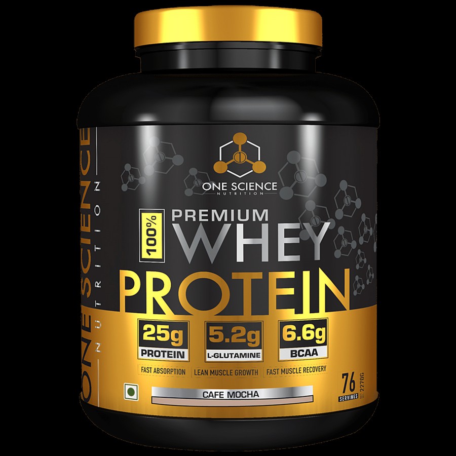 One Science Nutrition Premium Whey Protein - Strengthens Muscles