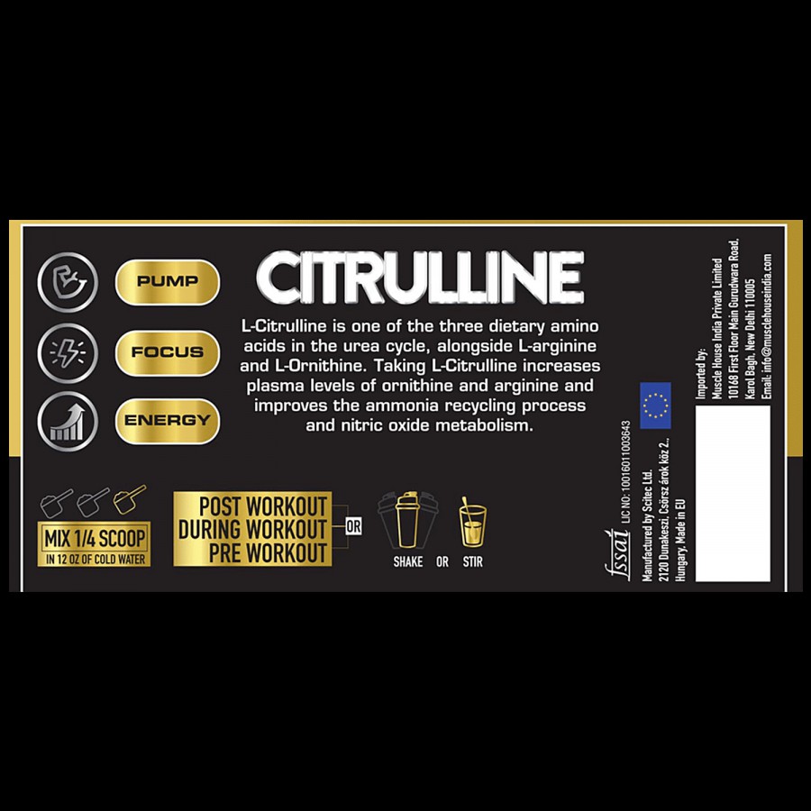 One Science Nutrition Pure Citrulline - Used For Intense Workout