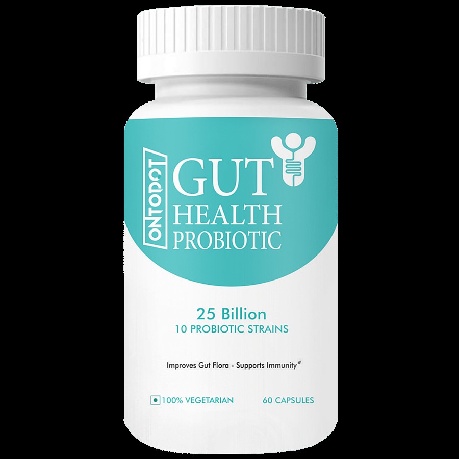 Ontodot Gut Health Probiotic Tablets - 25 Billion CFU For Adults