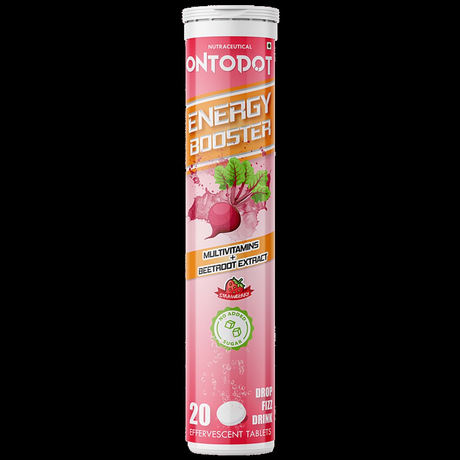 Ontodot Multivitamin Effervescent Tablets - Beetroot Extracts