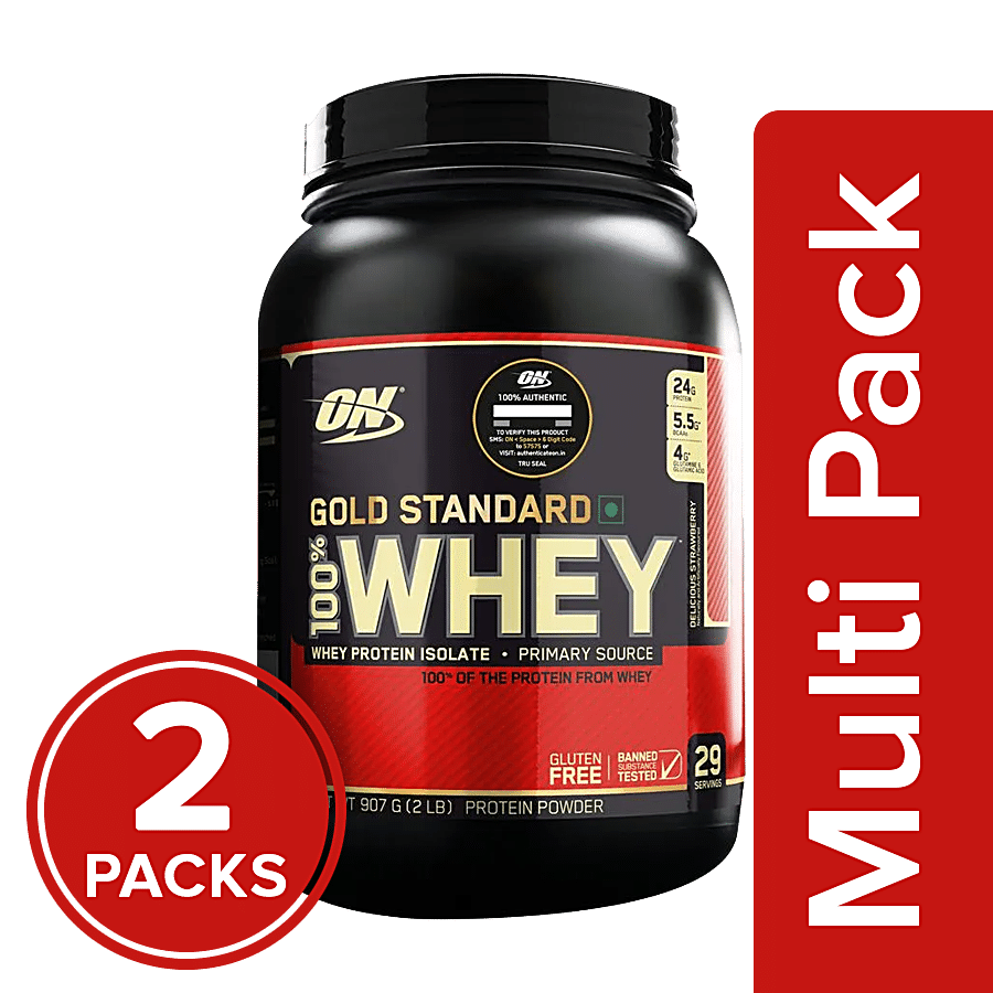 Optimum Nutrition Gold Standard 100% Whey Protein Isolate - Delicious Strawberry