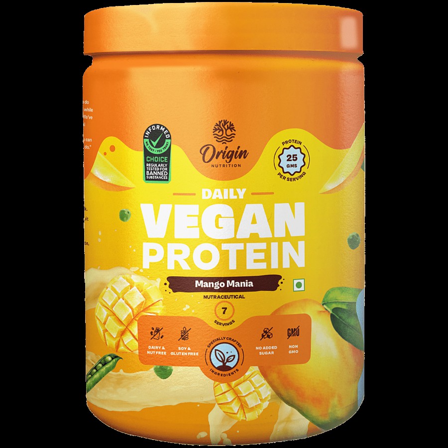 Origin Nutrition Vegan Protein Powder - Mango Mania