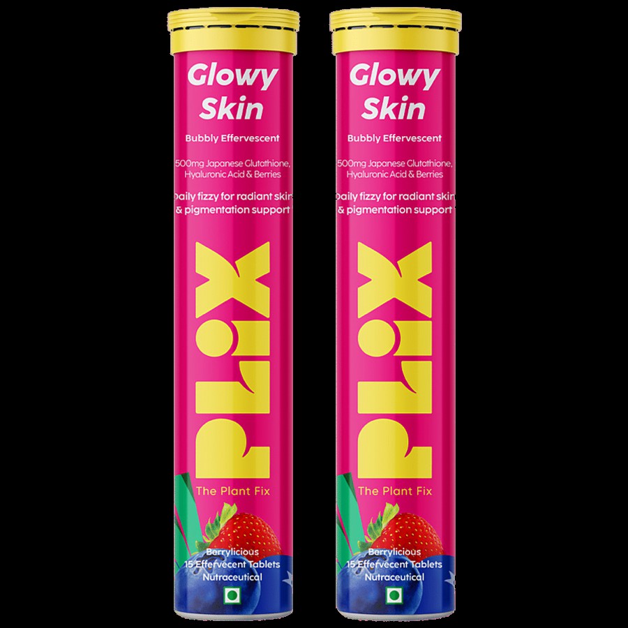 PLIX Olena Glutathione Skin Glow Effervescent Tablet - Reduces Pigmentation