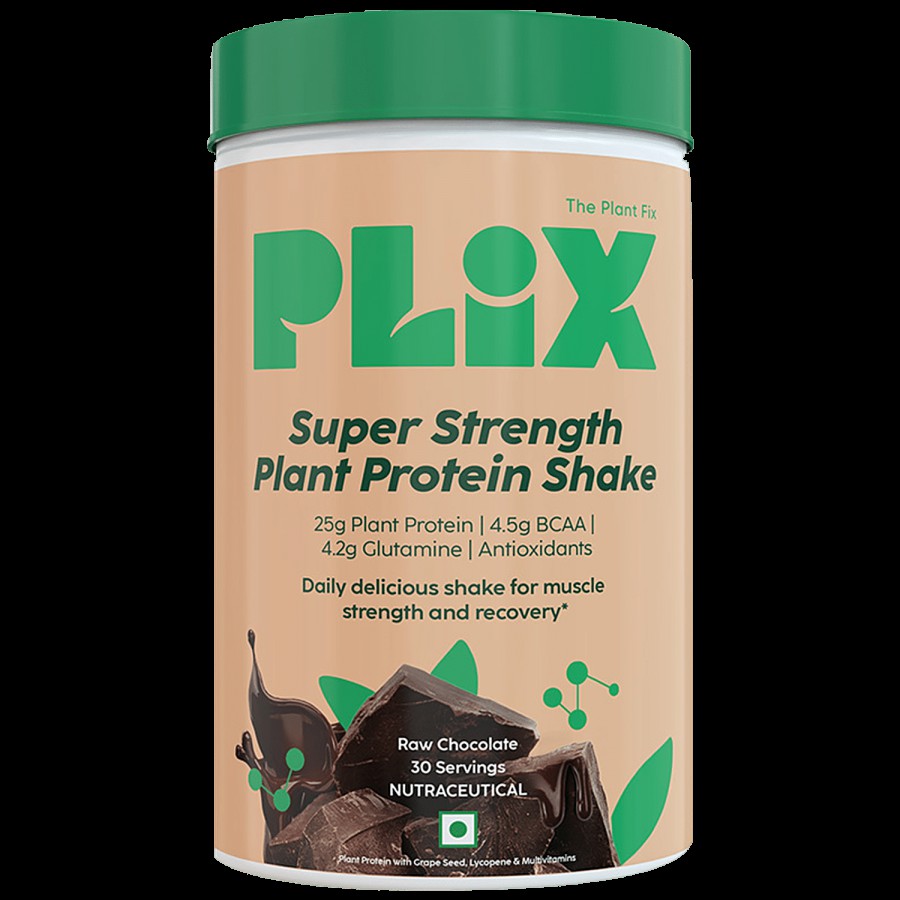 PLIX Sport Strength Plant Protein Powder - Boosts Immunity Levels