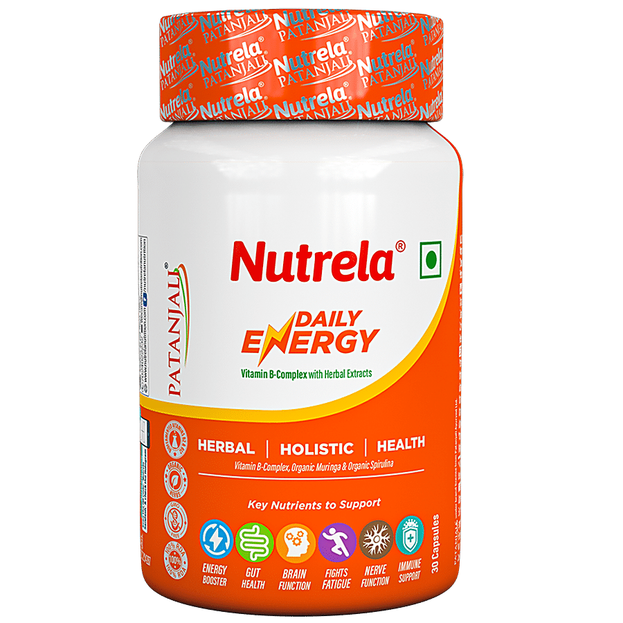 Patanjali Nutrela Daily Energy Capsules - Vitamin B Complex