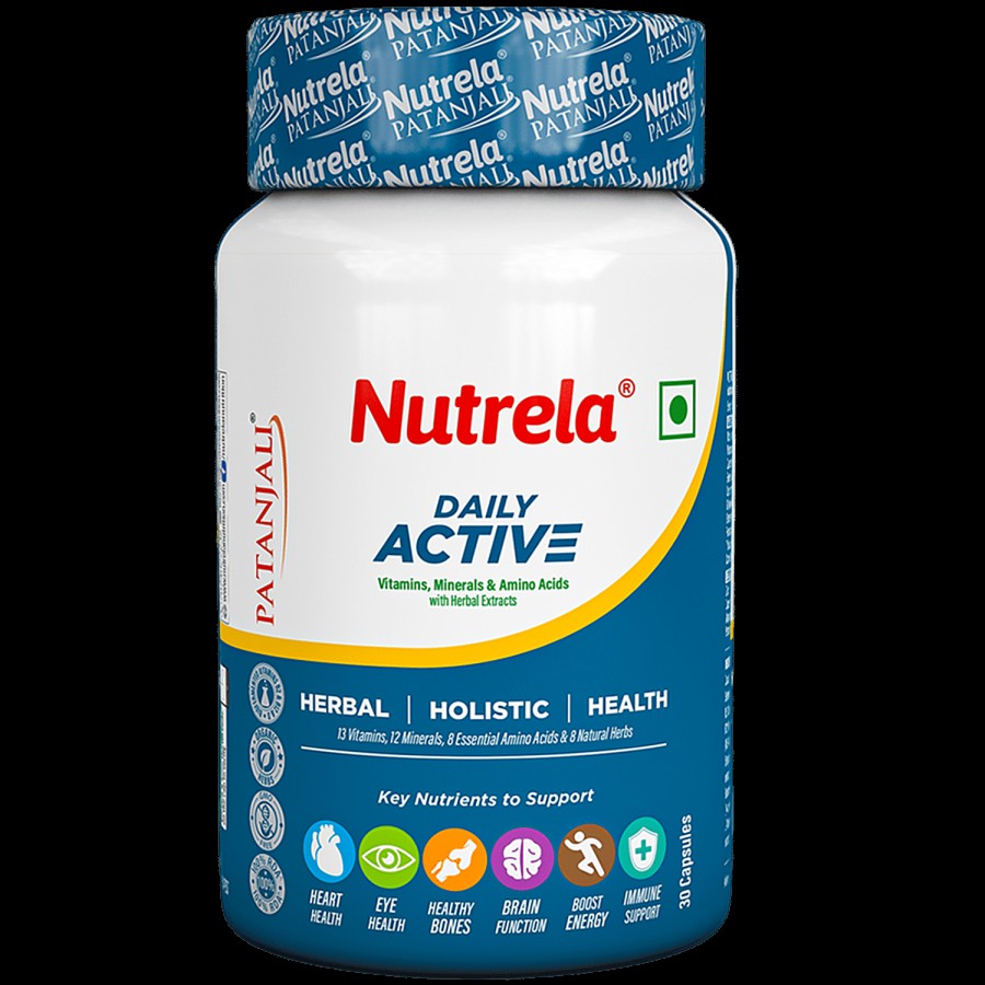 Patanjali Nutrela Daily Active Capsules - Multivitamins