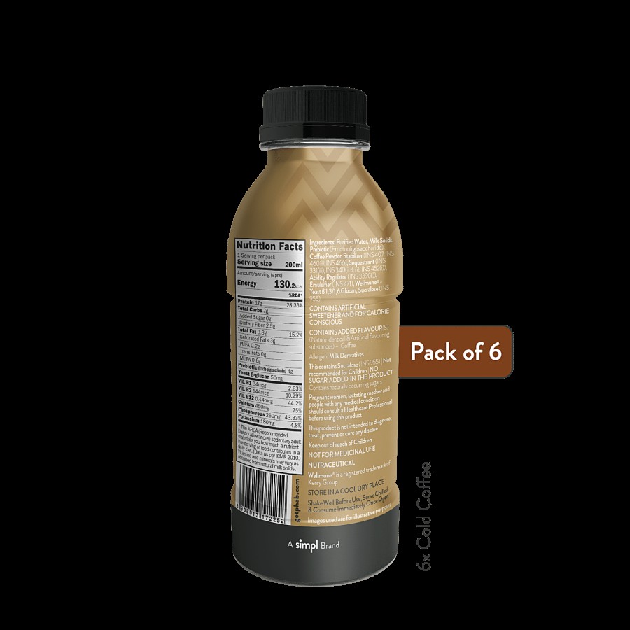 Phab Protein Milkshake - Cold Coffee