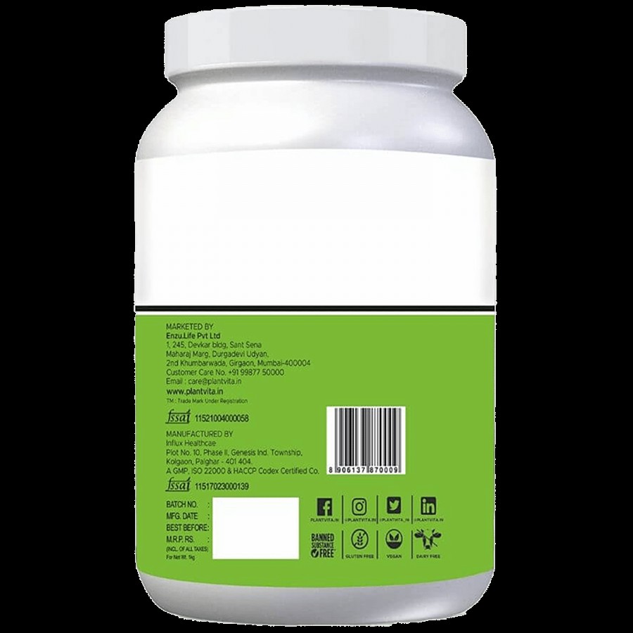 PlantVita Pea Protein Powder - Unflavoured