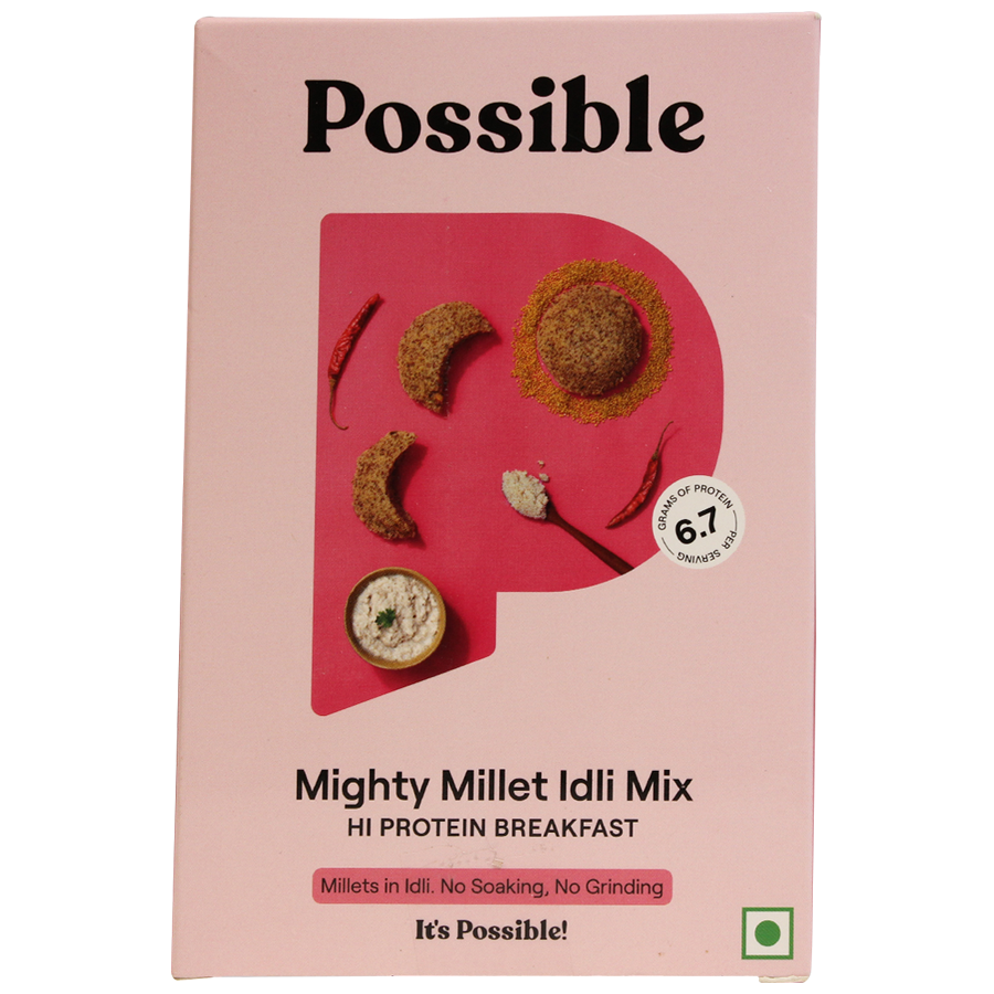 Possible Ready To Cook Idli Mix - Mighty Millets High Protein Breakfast