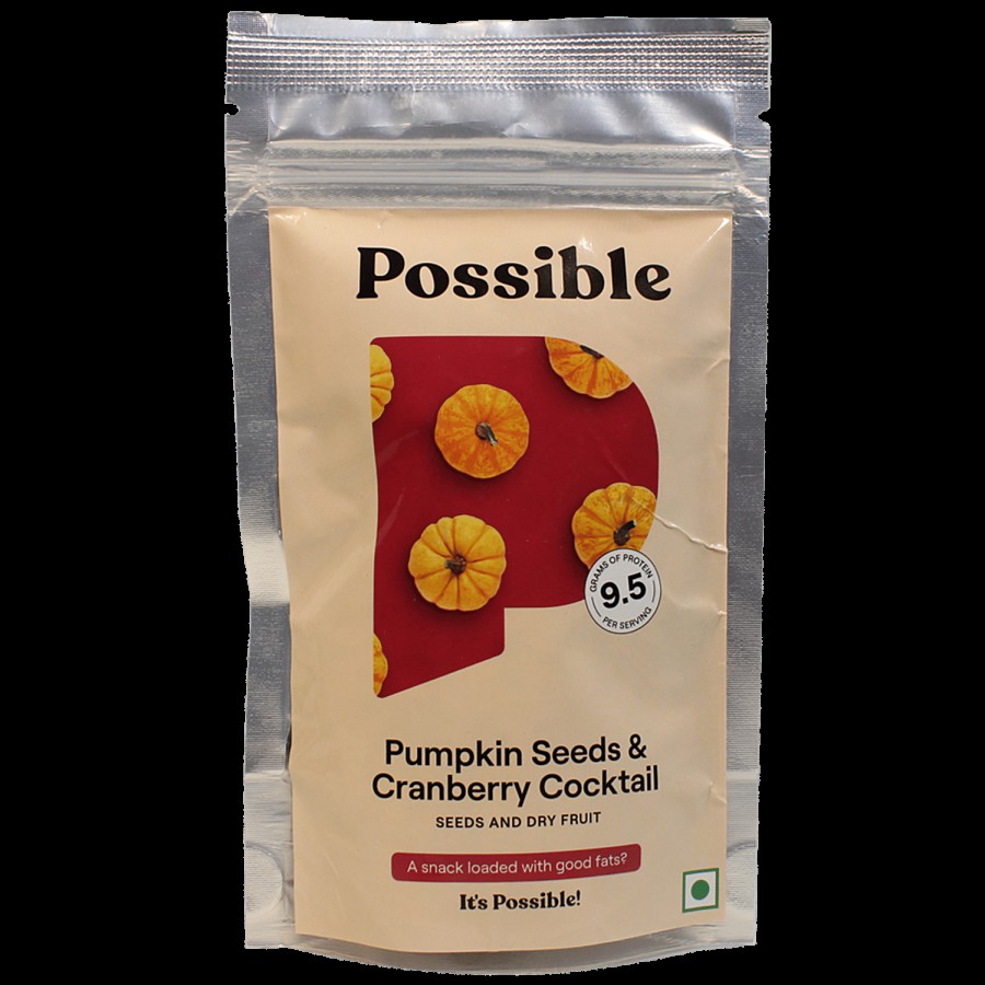 Possible Seeds Dry Fruits Mix - Pumpkin & Cranberry Cocktail