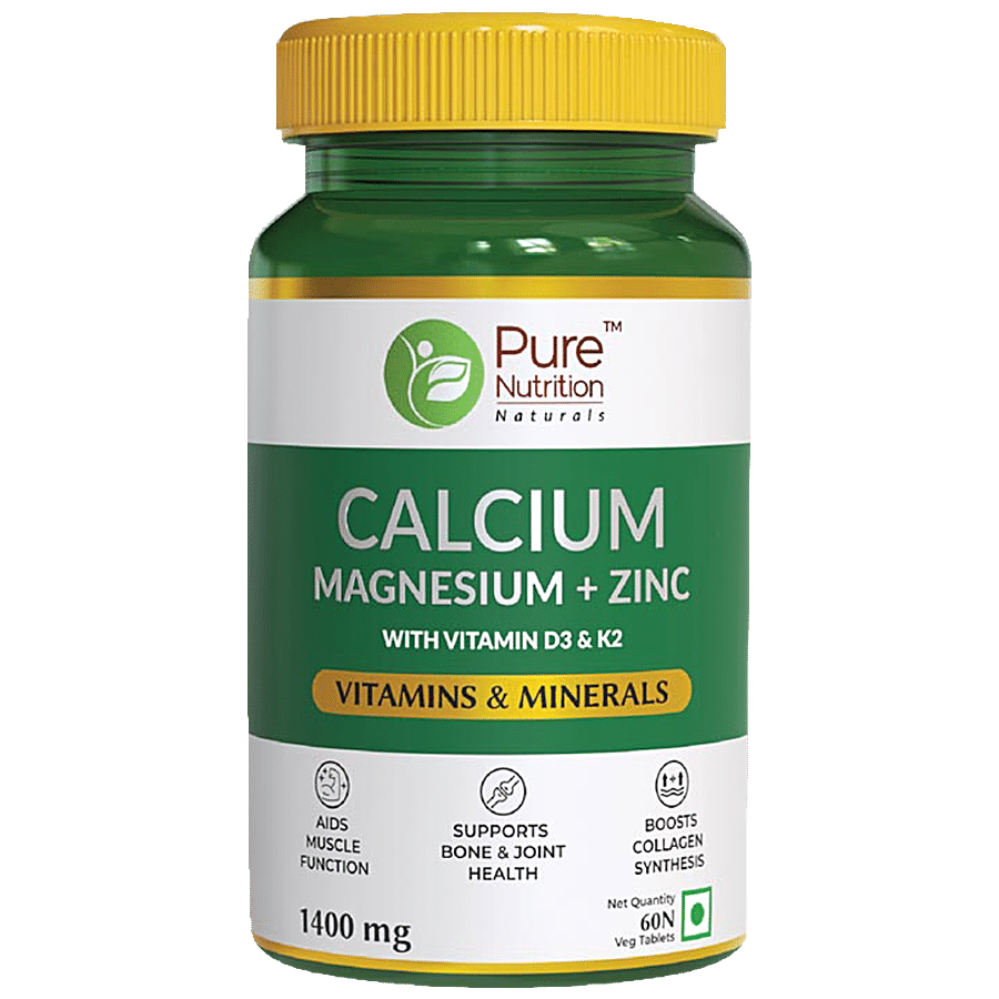 Pure Nutrition  Calcium Tablet - Supports Bone & Joint Health