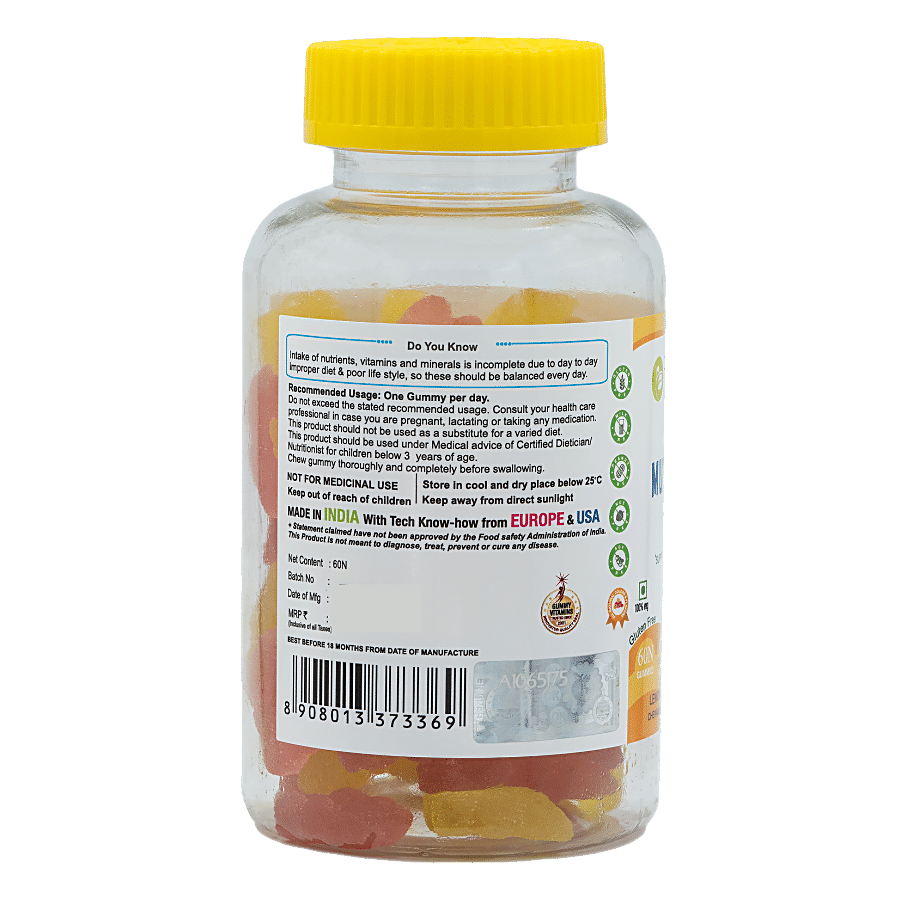 Pure Nutrition  Kids Multivitamin Gummies - For Healthy Growth & Development