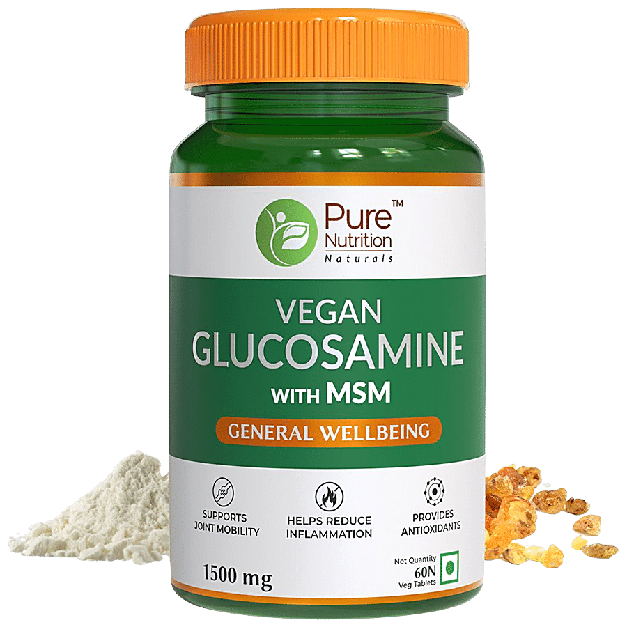 Pure Nutrition  Vegan Glucosamine Tablet - For Joint Support