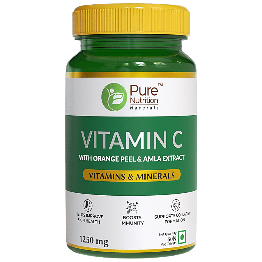 Pure Nutrition  Vitamin C Tablet - Boosts Immunity & Provides Glowing Skin