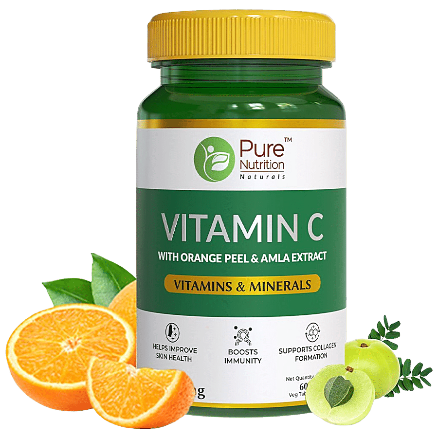 Pure Nutrition  Vitamin C Tablet - Boosts Immunity & Provides Glowing Skin