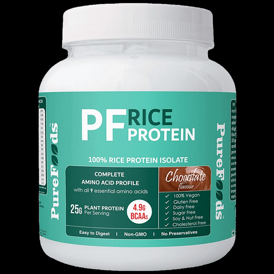 PureFoods Pf Rice Protein Chocolate Flavour