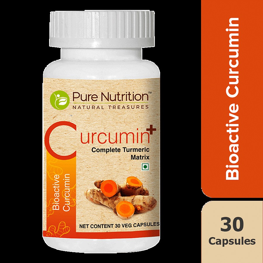 Pure Nutrition  Curcumin Plus - With Curcuminoids & Turmeric Extracts