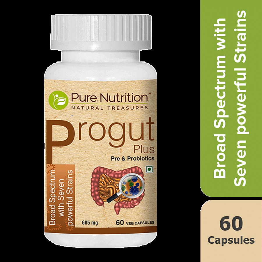 Pure Nutrition  Progut Plus - Promote Digestive Health & Builds Immunity