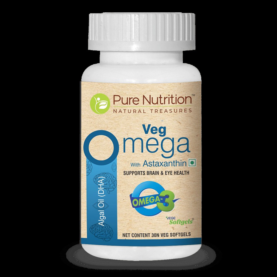 Pure Nutrition  Veg Omega Capsule - With Astaxanthin