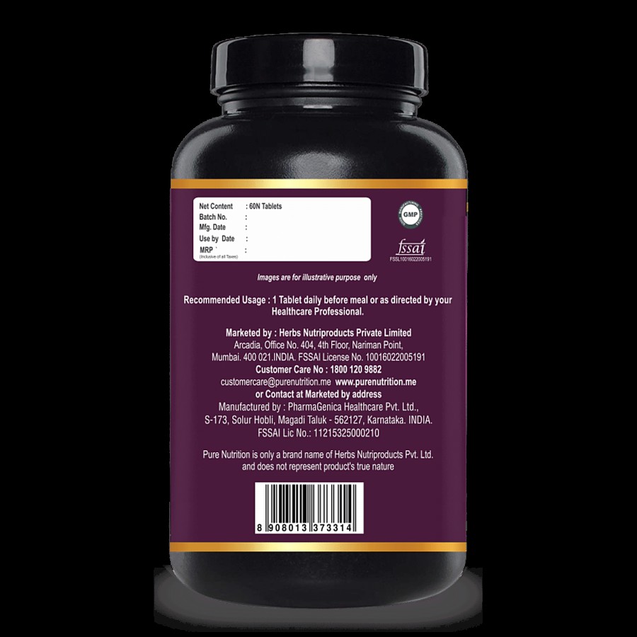 Pure Nutrition  Vitals Biotin Tablet - With Amla