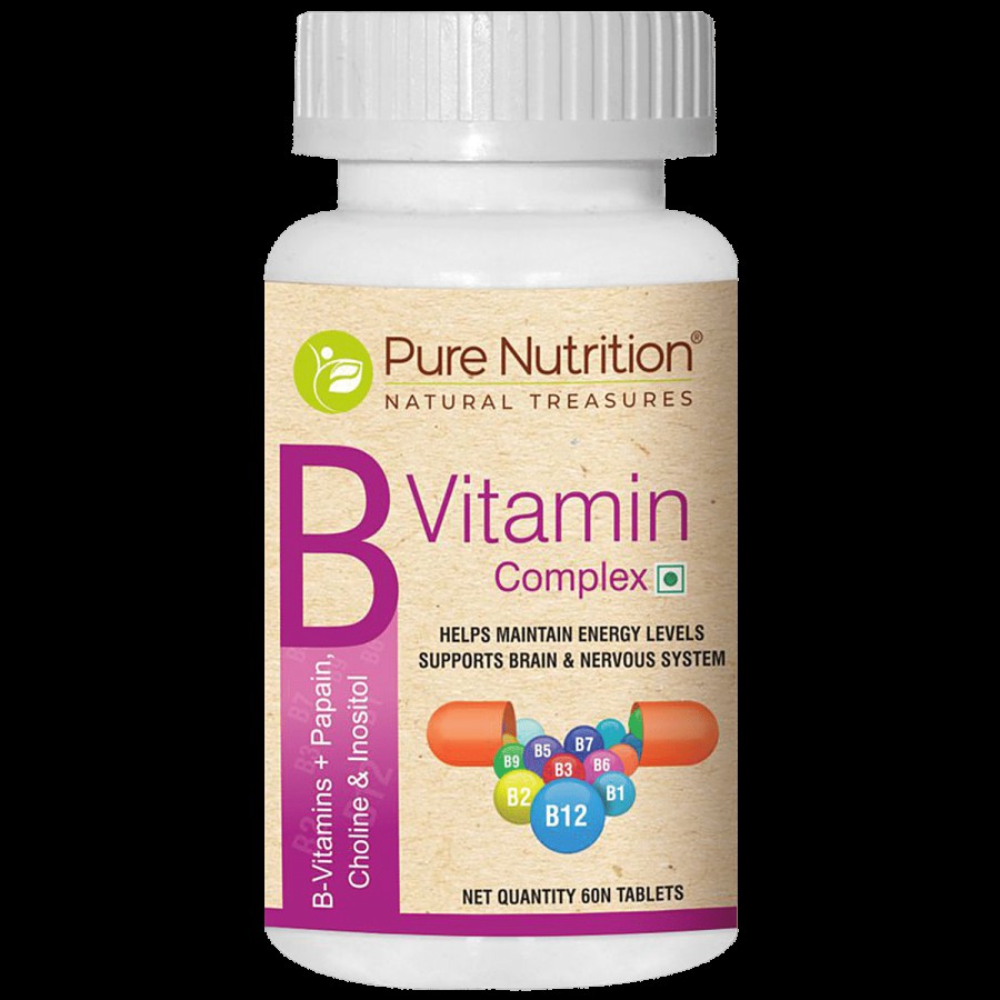 Pure Nutrition  Vitamin B Complex Tablet - Papain