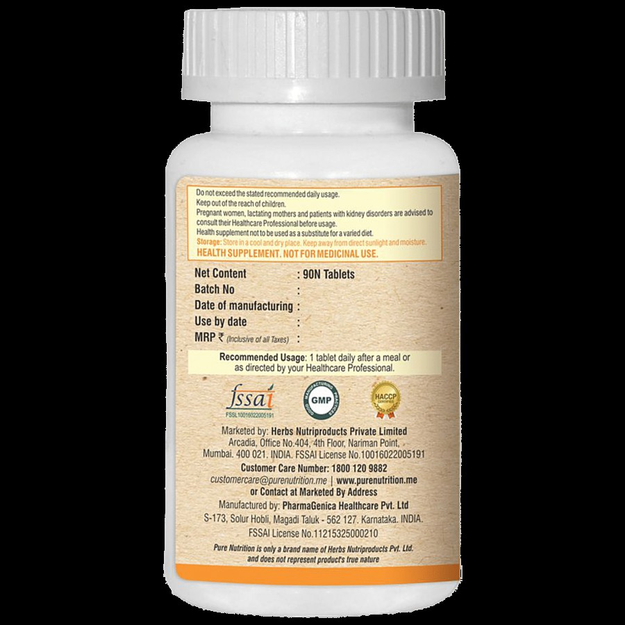 Pure Nutrition  Vitamin D3 Tablets - Support Bone & Joint Health