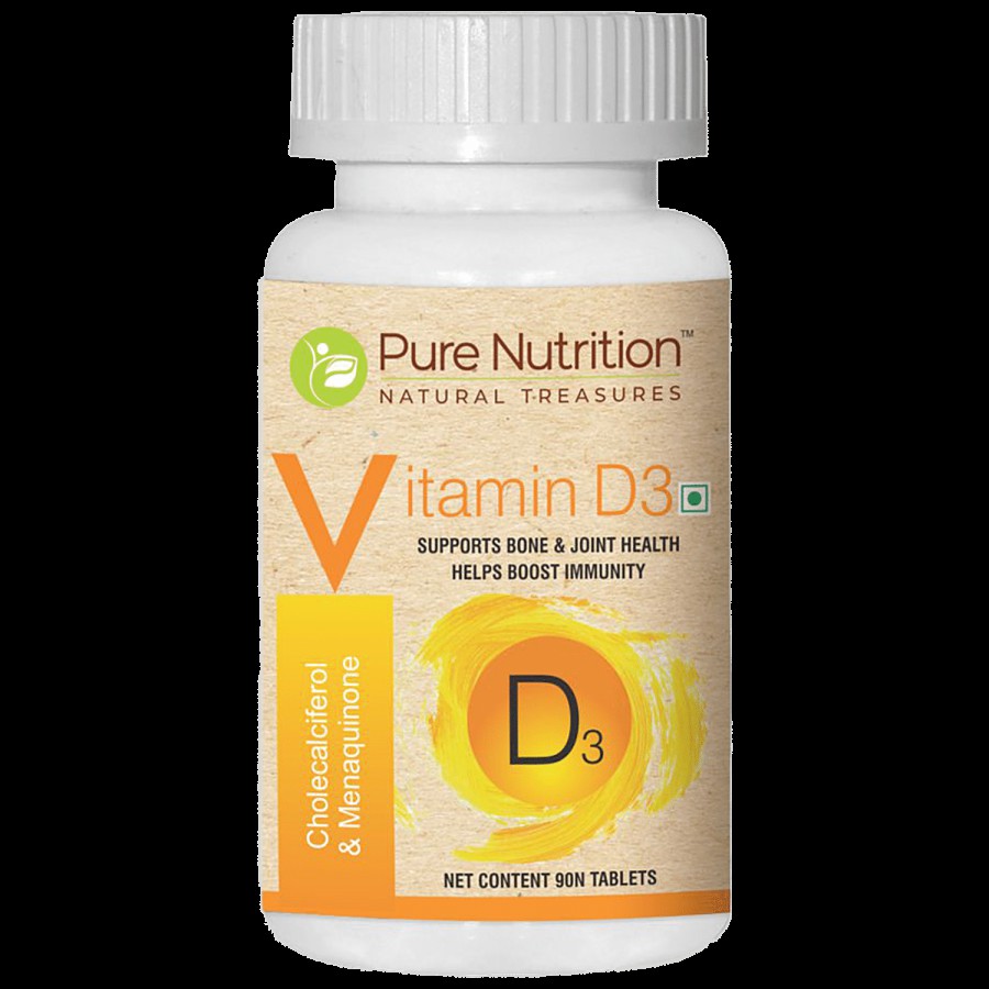 Pure Nutrition  Vitamin D3 Tablets - Support Bone & Joint Health