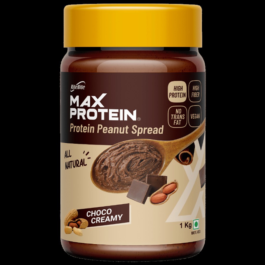 Ritebite Max Protein Peanut Spread - Choco Creamy