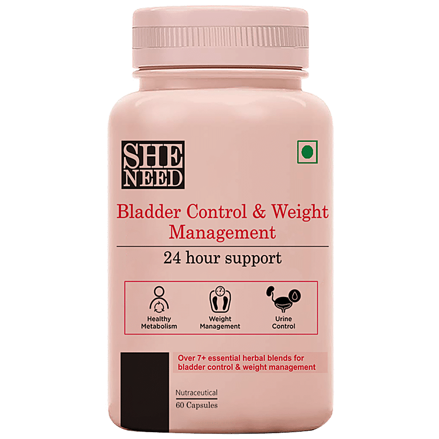 SheNeed Bladder Control & Weight Management Capsules - For Women