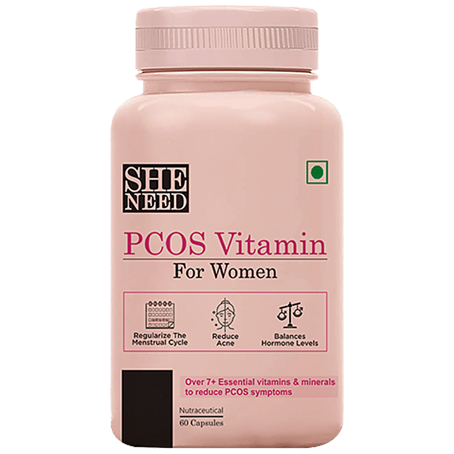 SheNeed PCOS Vitamin Capsules - For Women