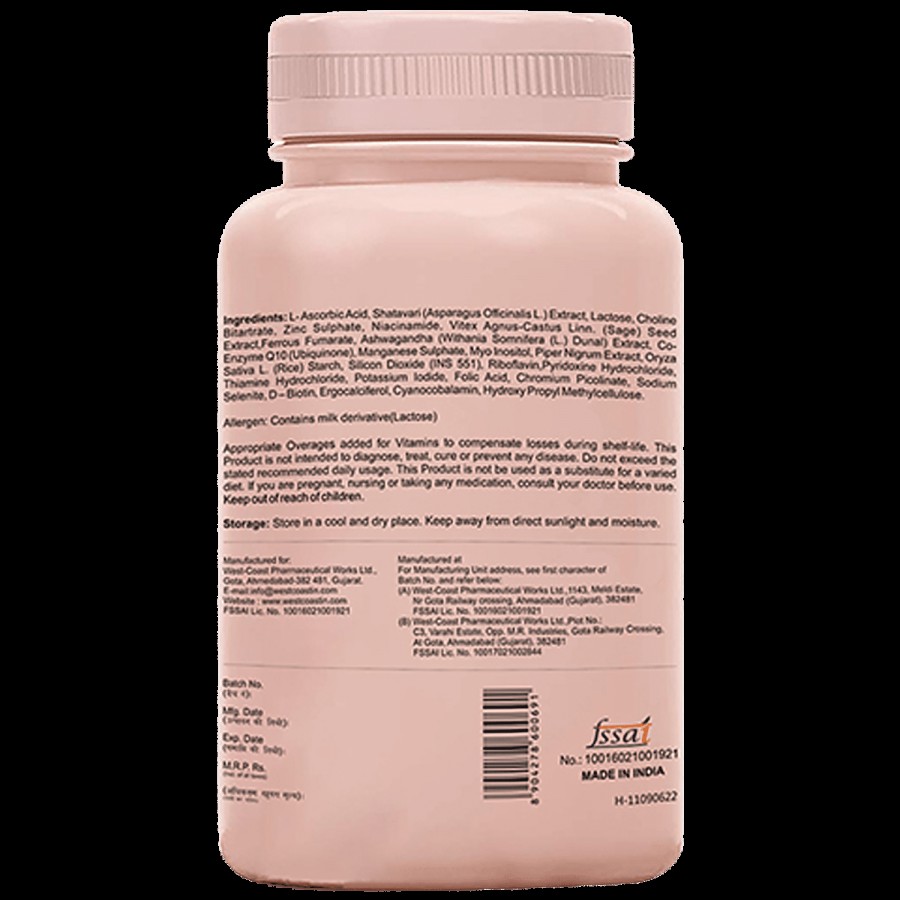 SheNeed Ovulation Booster Supplement Capsules - Vitamin B9