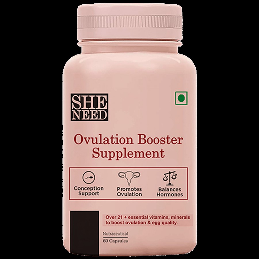 SheNeed Ovulation Booster Supplement Capsules - Vitamin B9