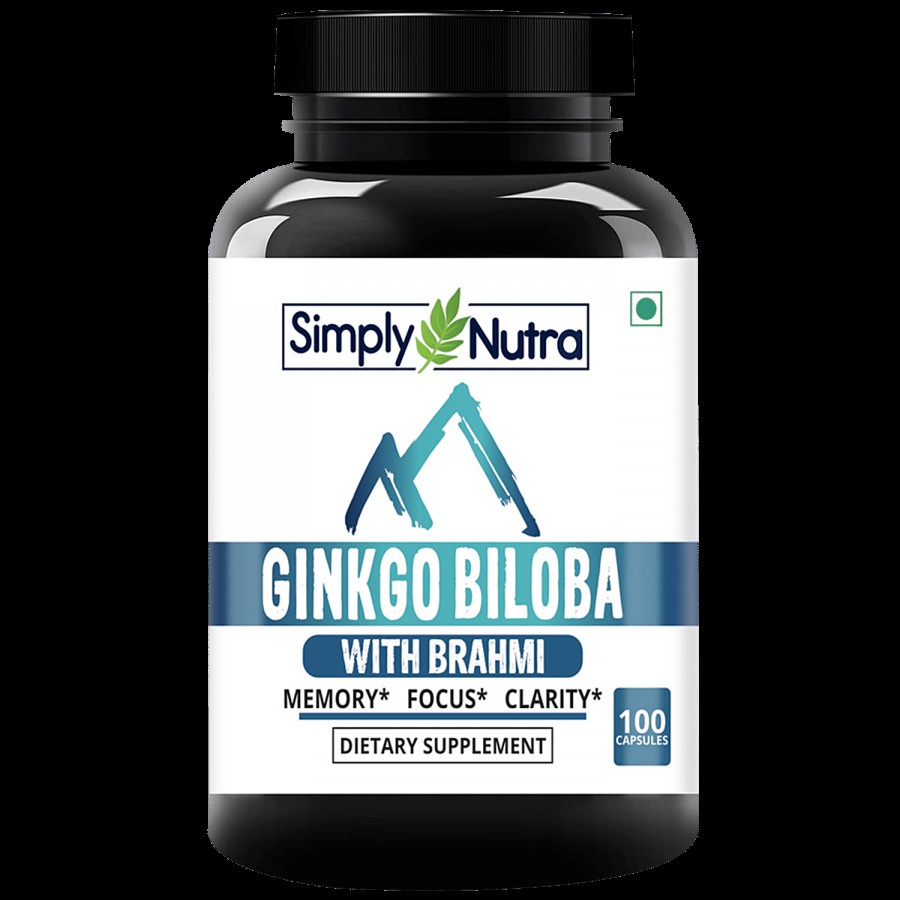 Simply Nutra Ginkgo Biloba Capsule - Supports Memory