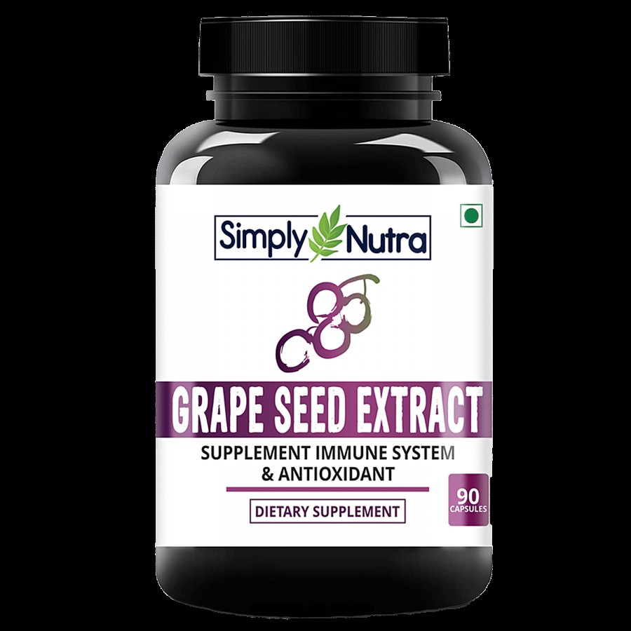 Simply Nutra Grape Seed Extract Dietary Supplement - For The Immune System