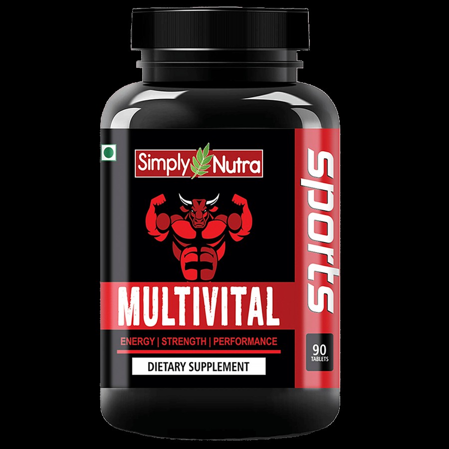 Simply Nutra Multivitamin Dietary Supplement Tablets - Strengthens Immune & Digestive System