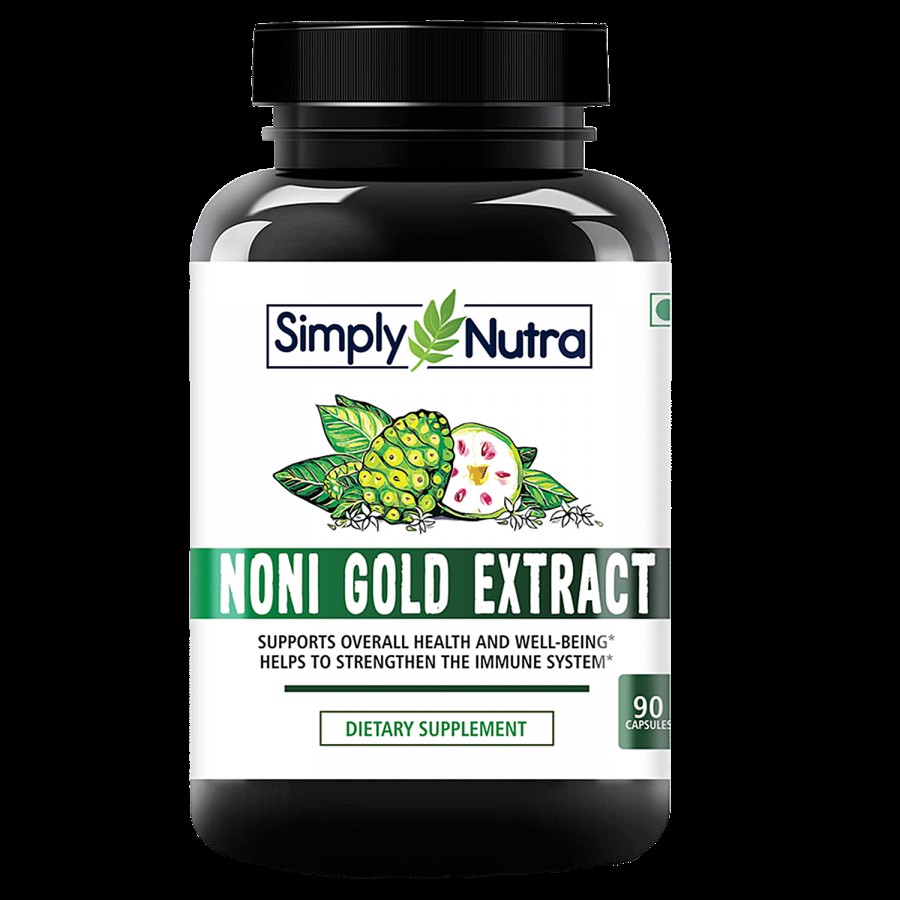 Simply Nutra Noni Gold Extract Dietary Supplement Capsules - Immunity Booster