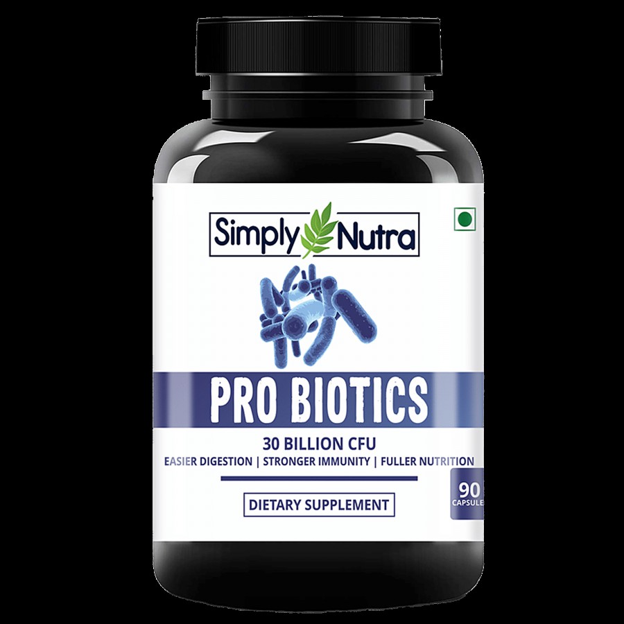 Simply Nutra Probiotics 30 Billion CFU Capsules - For Digestion