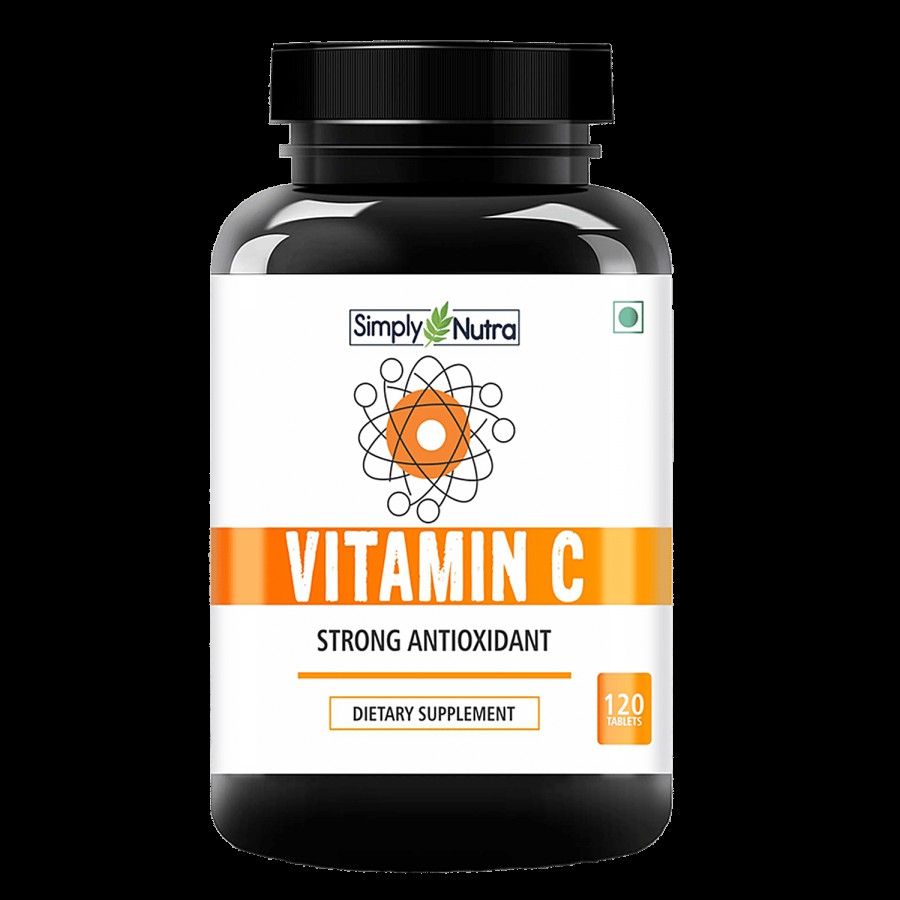 Simply Nutra Vitamin C Dietary Supplement Tablets - Strong Antioxidant