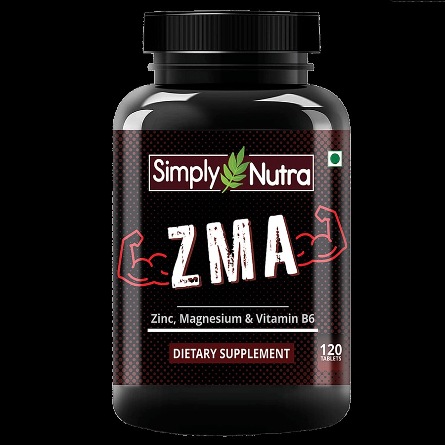 Simply Nutra ZMA Supplement Tablets - With Zinc