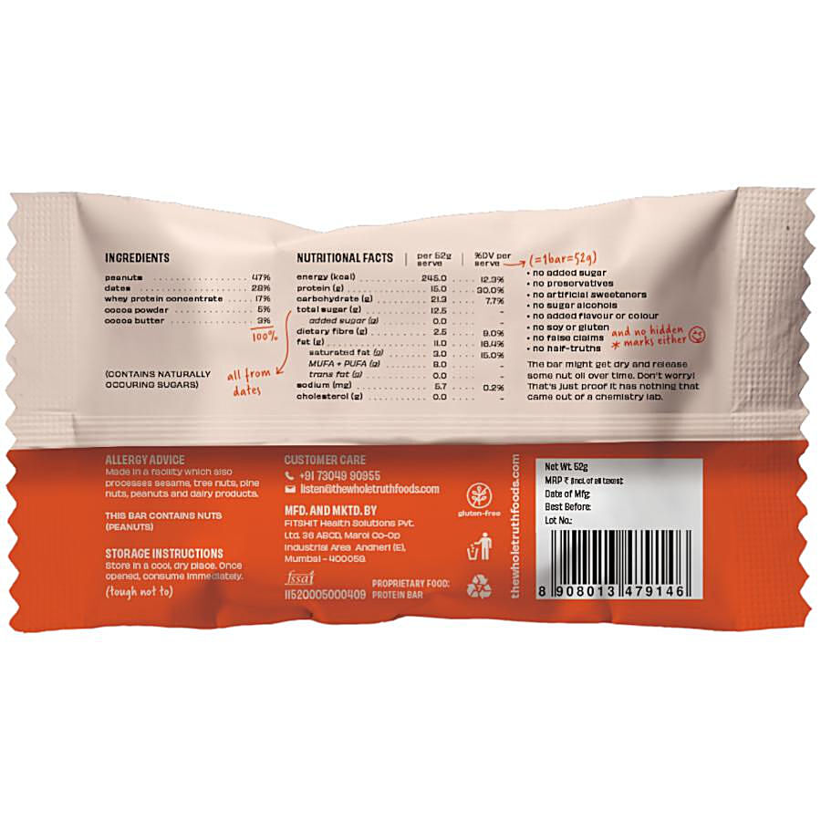 The Whole Truth Protein Bars - Peanut Cocoa