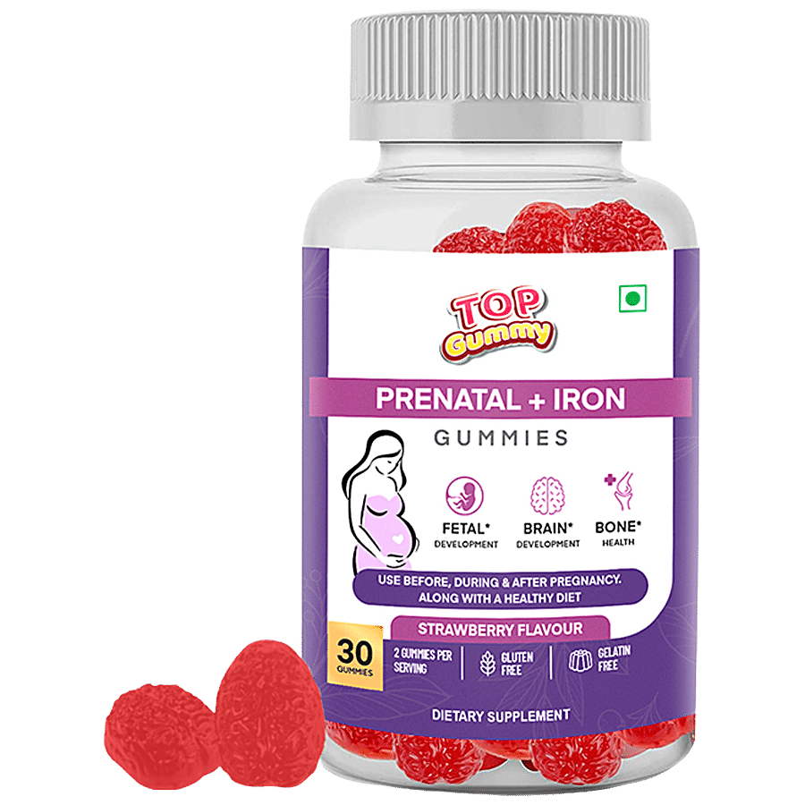 Top Gummy Prenatal + Iron Gummies - Dietary Supplement