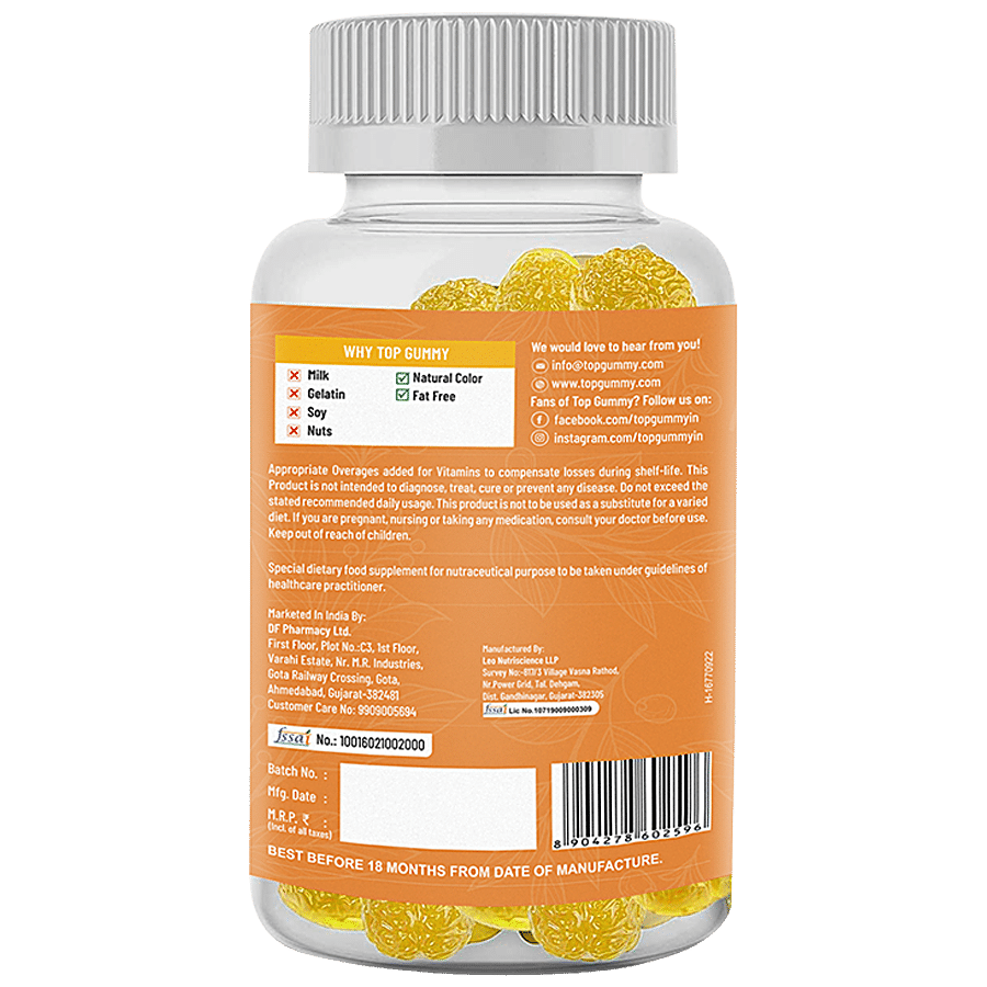 Top Gummy Vitamin D3 + K2 Gummies - Dietary Supplement