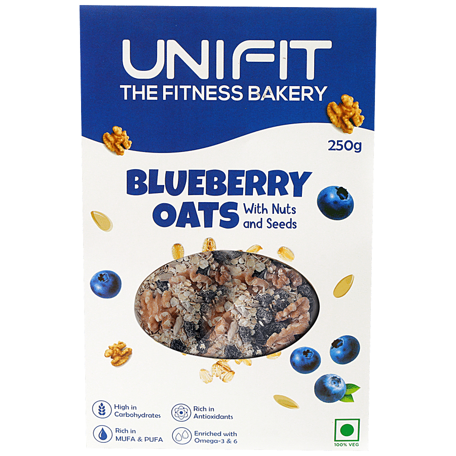 Unifit Blueberry Oats - With Nuts & Seeds