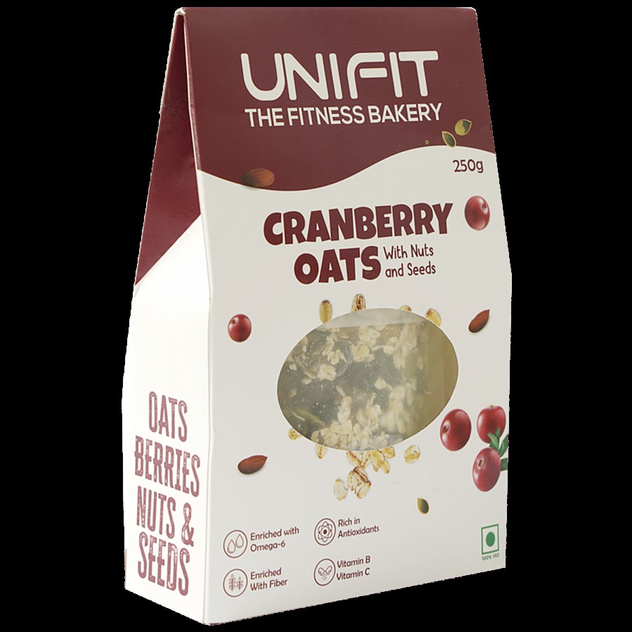 Unifit Cranberry Oats - with the Goodness of Nuts & Seeds