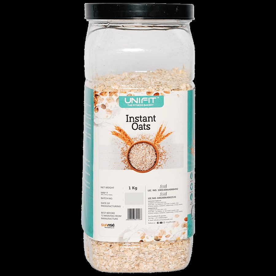 Unifit Premium Instant Oats - The Fitness Bakery