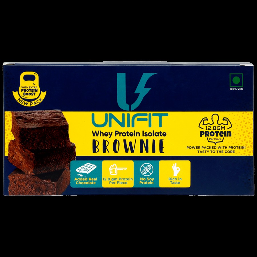 Unifit Whey Protein Chocolate Brownie - Protein Cookie