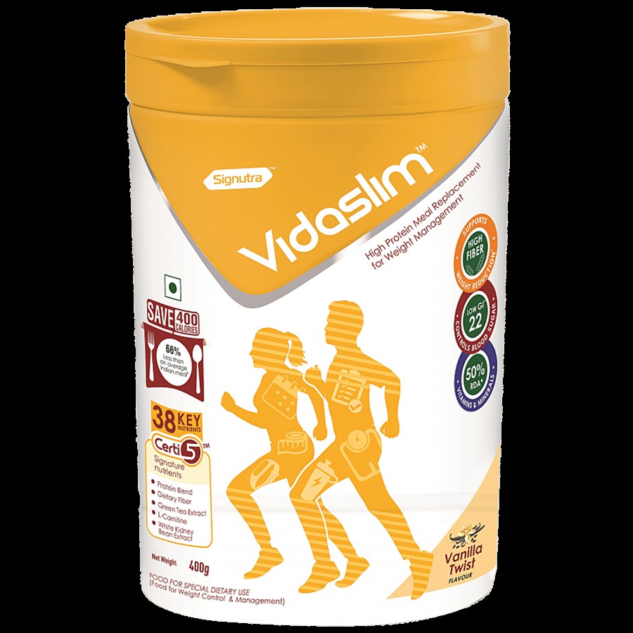 Vidaslim High Protein Meal Replacement For Weight Management - Vanilla